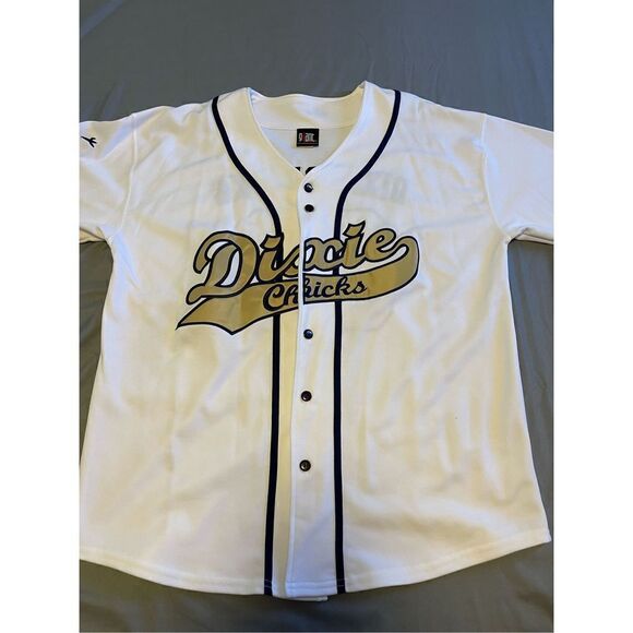 Dixie Chicks Size XL Vintage Giant Baseball Jersey 2003 Made In USA Tour - Picture 1 of 12
